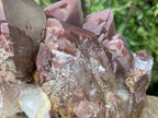Natural XL Red Phantom Hematoid Quartz Crystal Cluster x 1 From Karoi, Zimbabwe