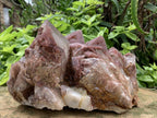 Natural XL Red Phantom Hematoid Quartz Crystal Cluster x 1 From Karoi, Zimbabwe