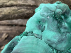 Natural Rare Silky Velvet Malachite Specimen x 1 From Kasompe, Congo