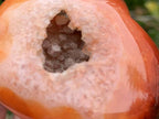 Polished Carnelian Gemstone Heart x 1 From Madagascar