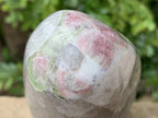 Polished Watermelon Tourmaline in Smokey Quartz Standing Free Form x 1 From Mozambique