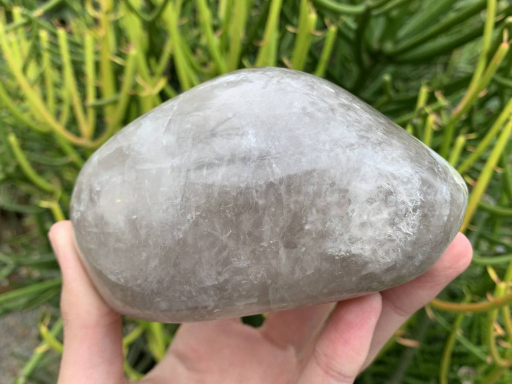 Polished Watermelon Tourmaline in Smokey Quartz Standing Free Form x 1 From Mozambique