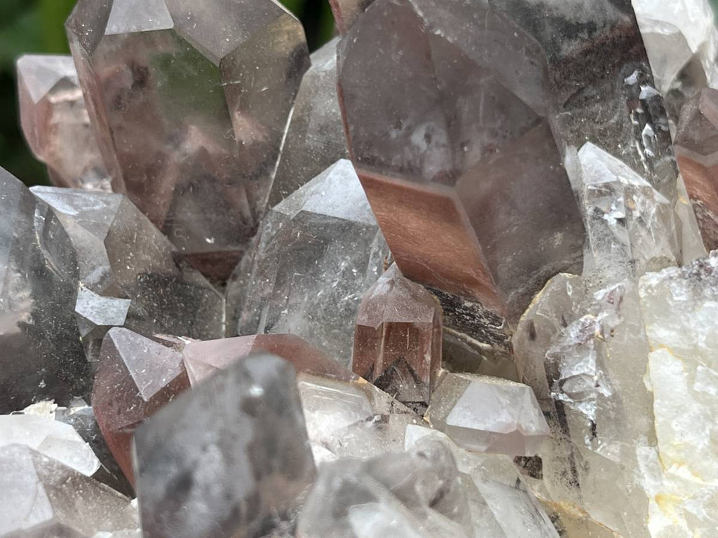 Natural Large Phantom Red Hematoid Quartz Crystal Cluster x 1 From Karoi, Zimbabwe