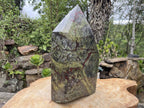 Polished XXL Bastite Dragonsblood Stone Display Crystal x 1 From Tshipise, South Africa