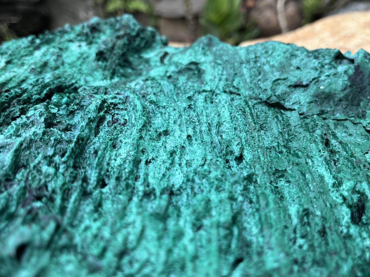 Natural Extra Large Botryoidal Malachite with Chrysocolla Specimen x 1 From Kolwezi, Congo