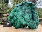 Natural Extra Large Botryoidal Malachite with Chrysocolla Specimen x 1 From Kolwezi, Congo