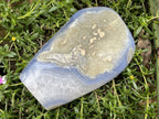 Polished XXL Blue Lace Agate Display Piece  x 1 From Nsanje, Malawi