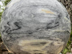 Polished XL Zebra Marble Sphere x 1 From Australia