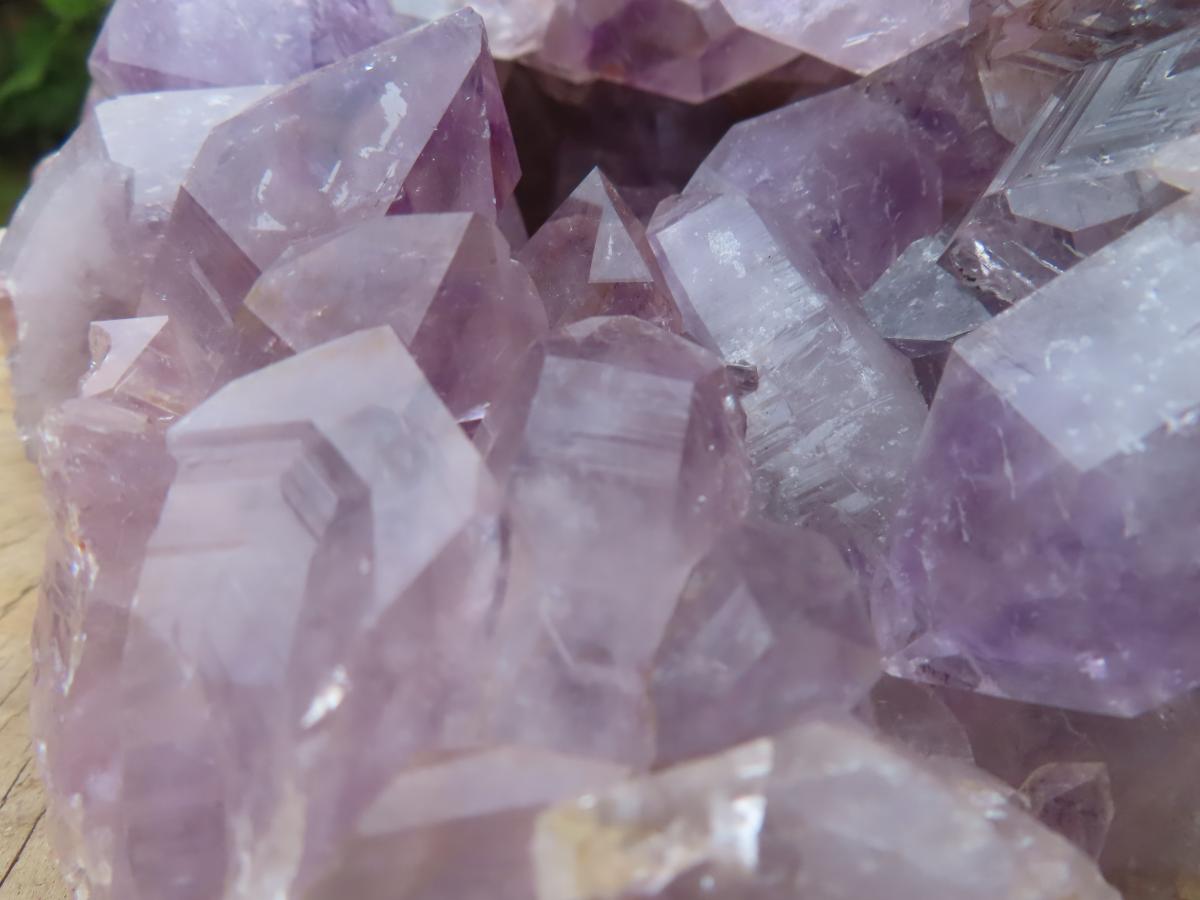 Natural XL Jacaranda Amethyst Quartz Geode x 1 From Mumbwa, Zambia