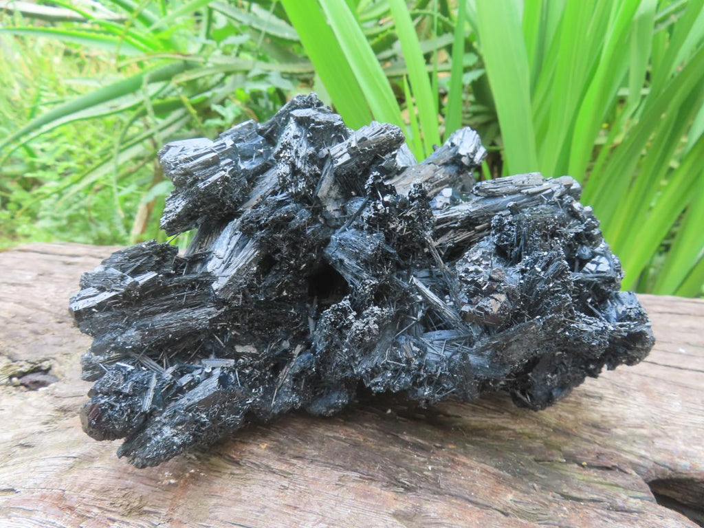 Natural Schorl Black Tourmaline Specimen x 1 From Erongo, Namibia
