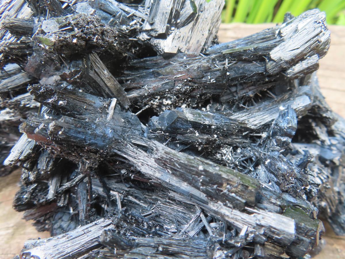 Natural Schorl Black Tourmaline Specimen x 1 From Erongo, Namibia
