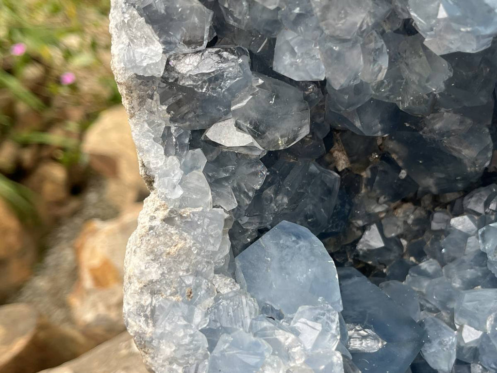 Natural Extra Large A Grade Celestite Geode Specimen x 1 From Sakoany, Madagascar