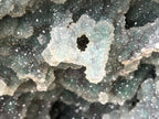 Natural Exquisite Drusy Quartz Coated Ball Malachite Stalactites on Dolomite Matrix Specimen x 1 From Kambove, Congo