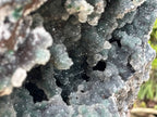 Natural Exquisite Drusy Quartz Coated Ball Malachite Stalactites on Dolomite Matrix Specimen x 1 From Kambove, Congo