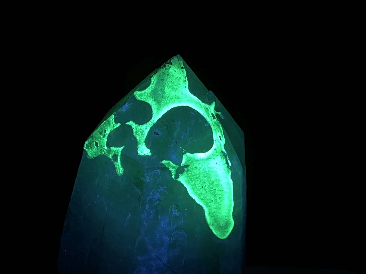 Natural Smokey with Hyalite Opal and Rutile Quartz Crystal x 1 From Erongo, Namibia