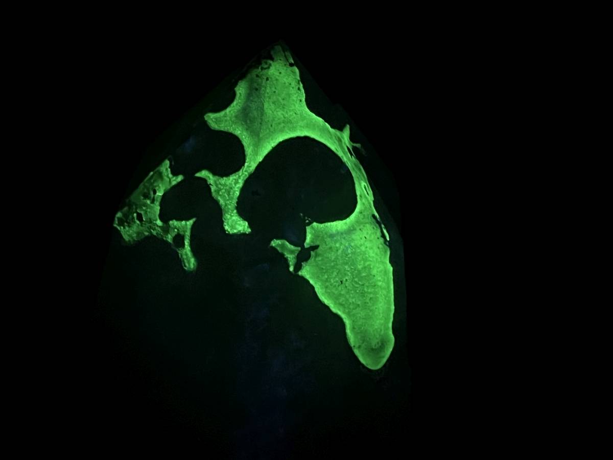 Natural Smokey with Hyalite Opal and Rutile Quartz Crystal x 1 From Erongo, Namibia