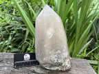 Natural Smokey with Hyalite Opal and Rutile Quartz Crystal x 1 From Erongo, Namibia