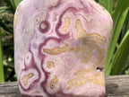 Polished Large Pink Banded Cobaltion Aragonite Display Specimen x 1 From Congo