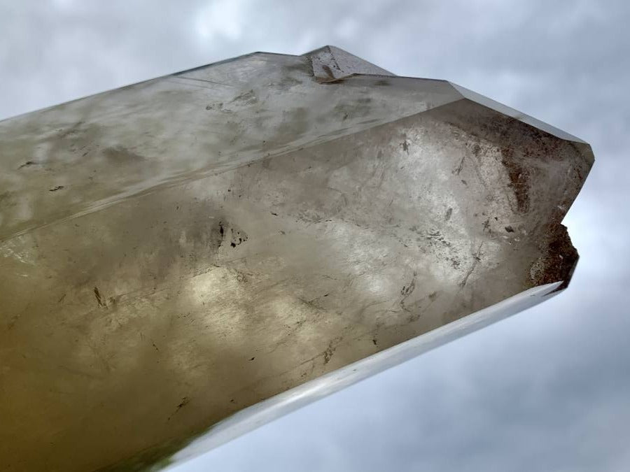 Polished XL Multi-Terminated Citrine Quartz Crystal x 1 From Madagascar