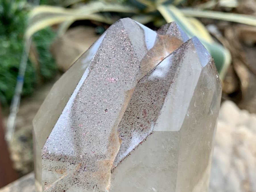 Polished XL Multi-Terminated Citrine Quartz Crystal x 1 From Madagascar