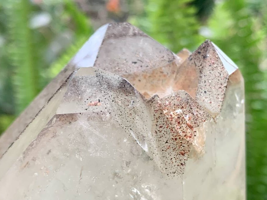 Polished XL Multi-Terminated Citrine Quartz Crystal x 1 From Madagascar