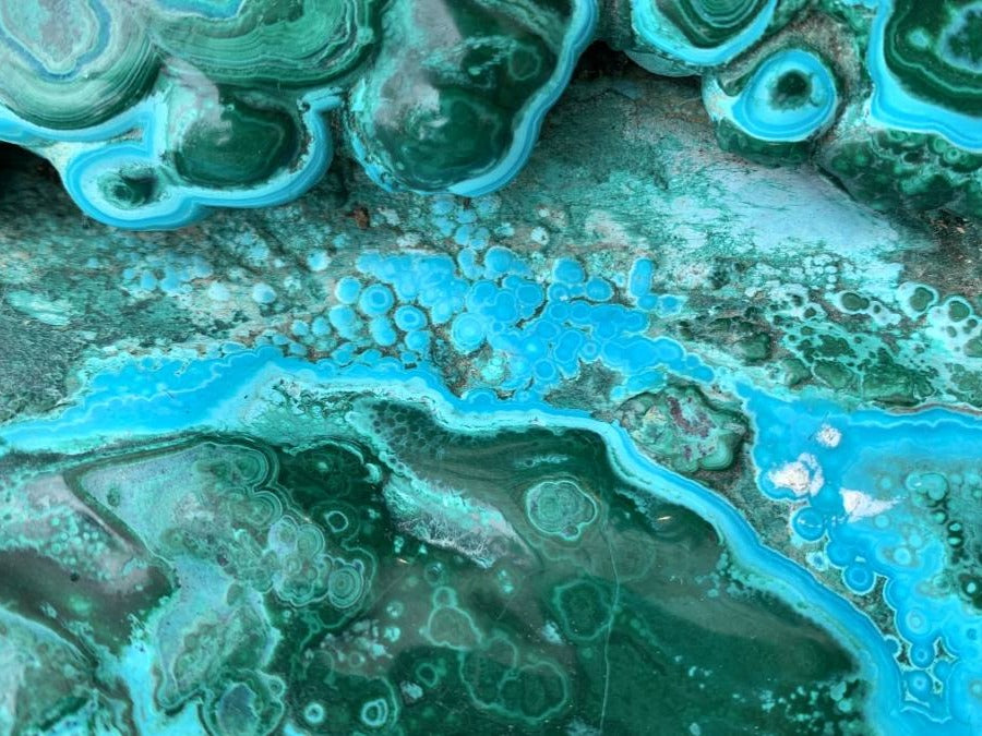 Polished XL Botryoidal Malacolla Display Specimen x 1 From Kulukuluku, Congo