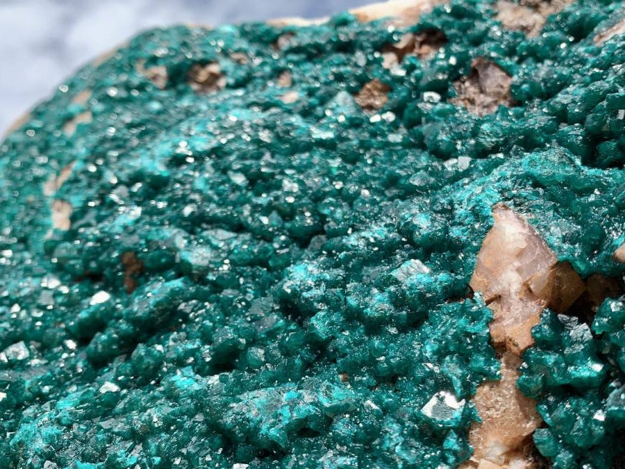 Natural 2nd Largest Dioptase Specimen in the World x 1 From Tantara, Congo