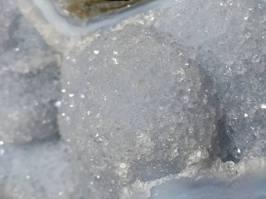 Polished XL Blue Lace Agate Display Piece x 1 From Nsanje, Malawi