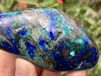 Polished Rare Azurite, Chrysocolla and Malachite Specimen x 1 From Kaokoveld, Namibia