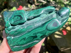 Polished Malachite Stalactite Specimen x 1 From Kolwezi, Congo