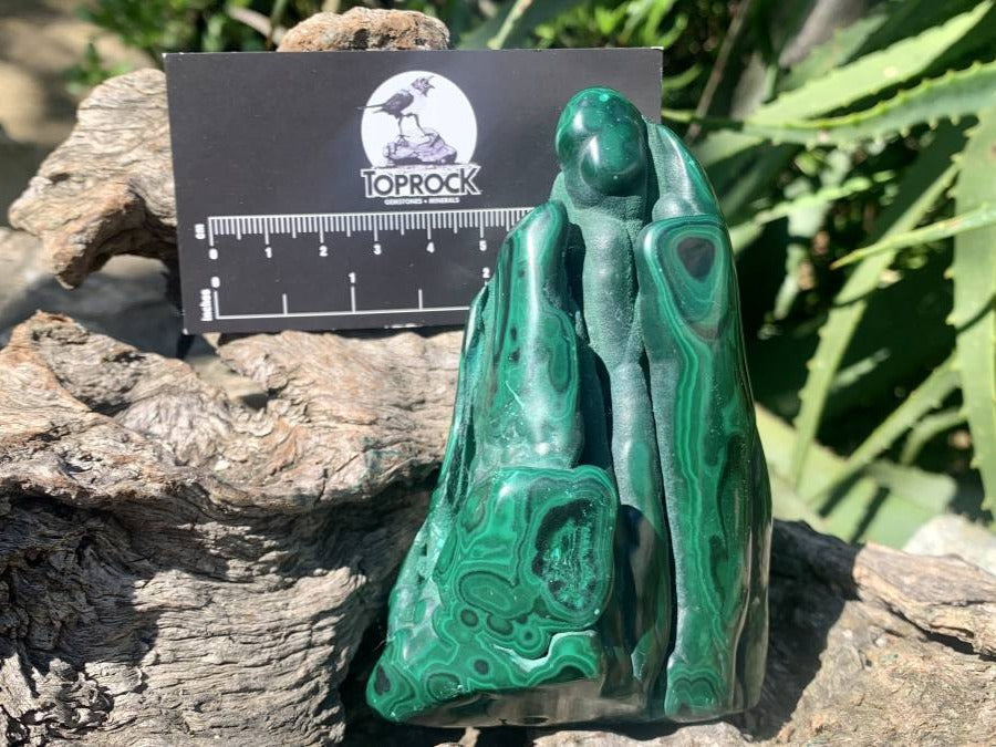 Polished Malachite Stalactite Specimen x 1 From Kolwezi, Congo