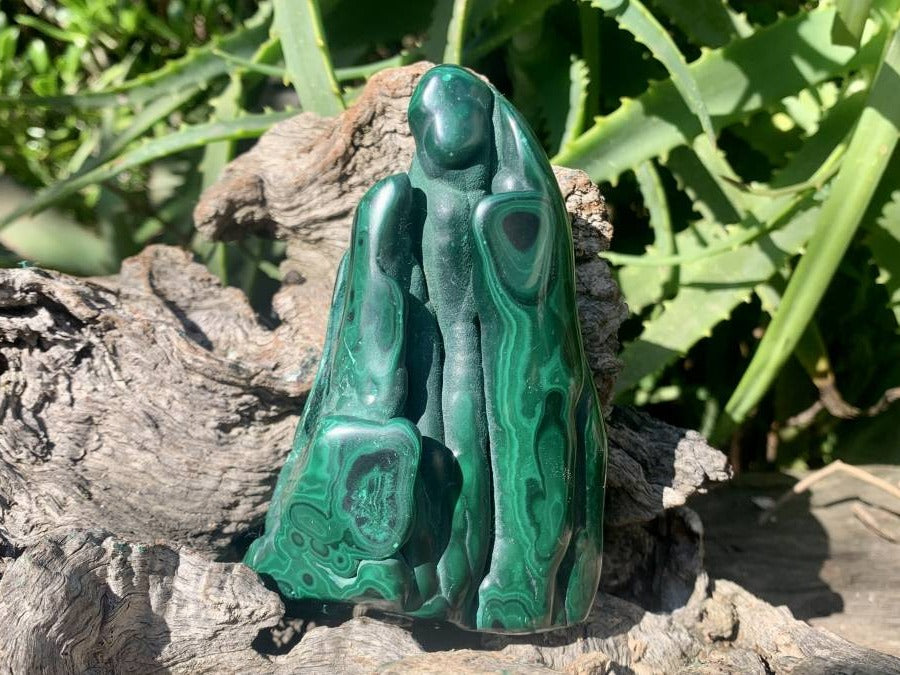 Polished Malachite Stalactite Specimen x 1 From Kolwezi, Congo