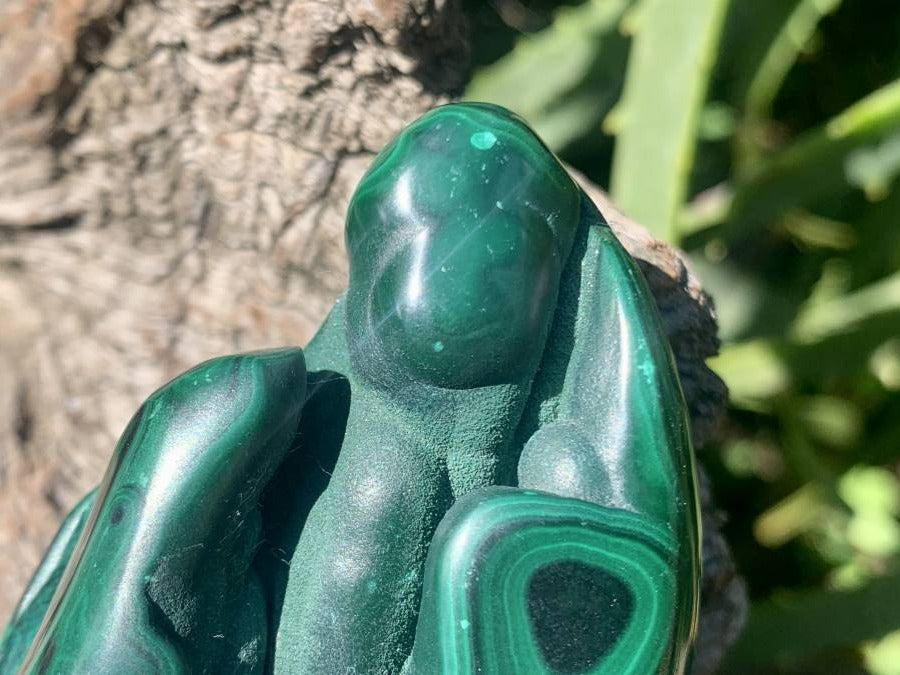 Polished Malachite Stalactite Specimen x 1 From Kolwezi, Congo