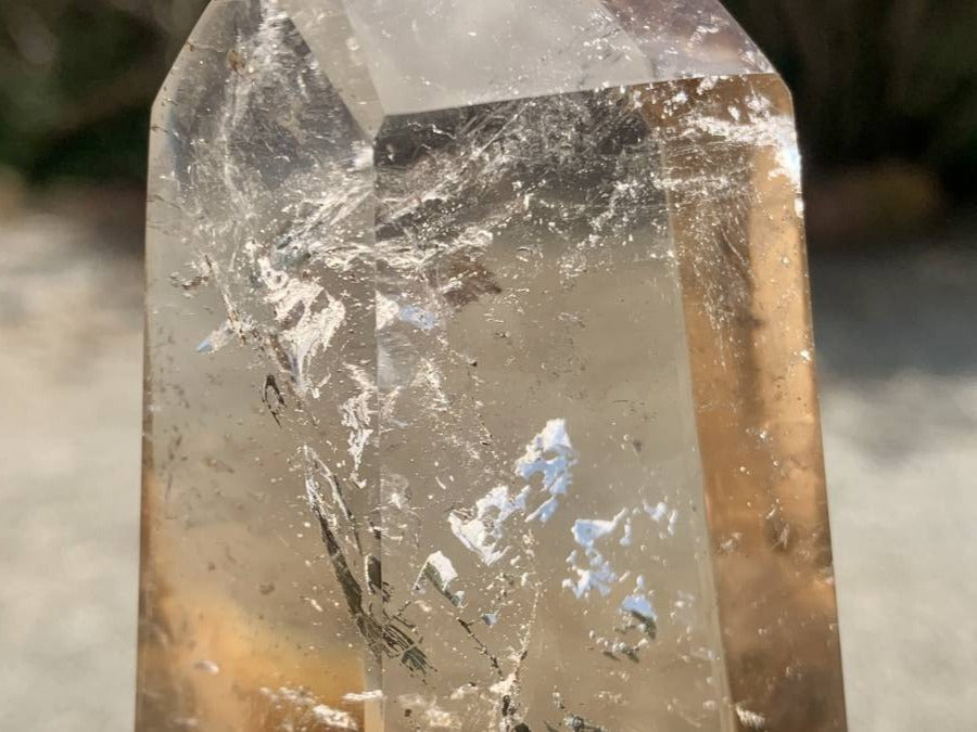 Polished Smokey Quartz Crystal x 1 From Anzojorobe, Madagascar