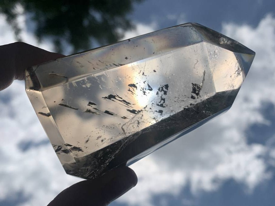 Polished Smokey Quartz Crystal x 1 From Anzojorobe, Madagascar