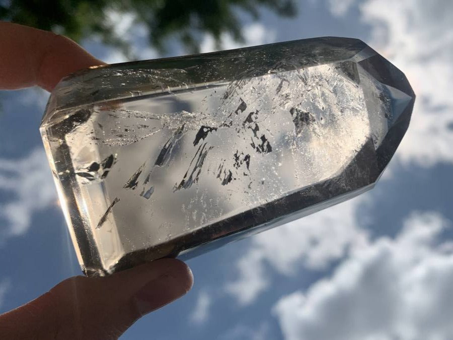 Polished Smokey Quartz Crystal x 1 From Anzojorobe, Madagascar