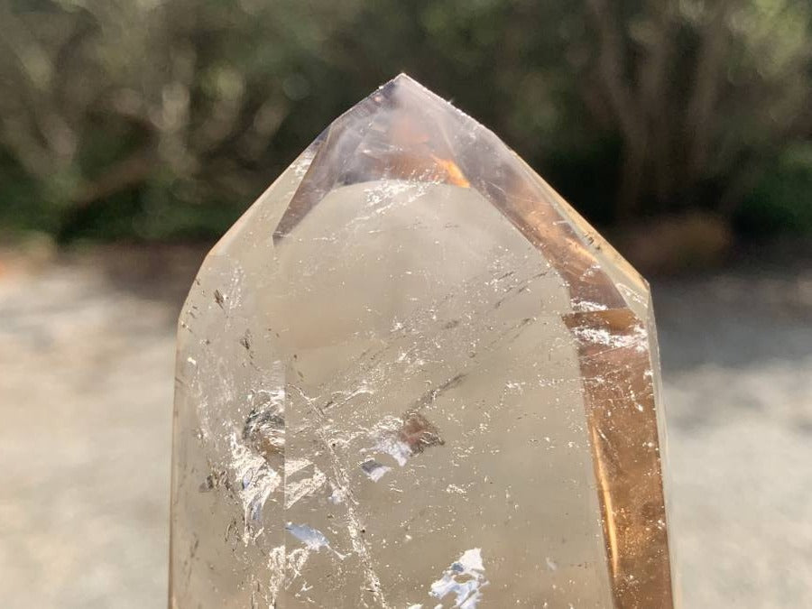 Polished Smokey Quartz Crystal x 1 From Anzojorobe, Madagascar