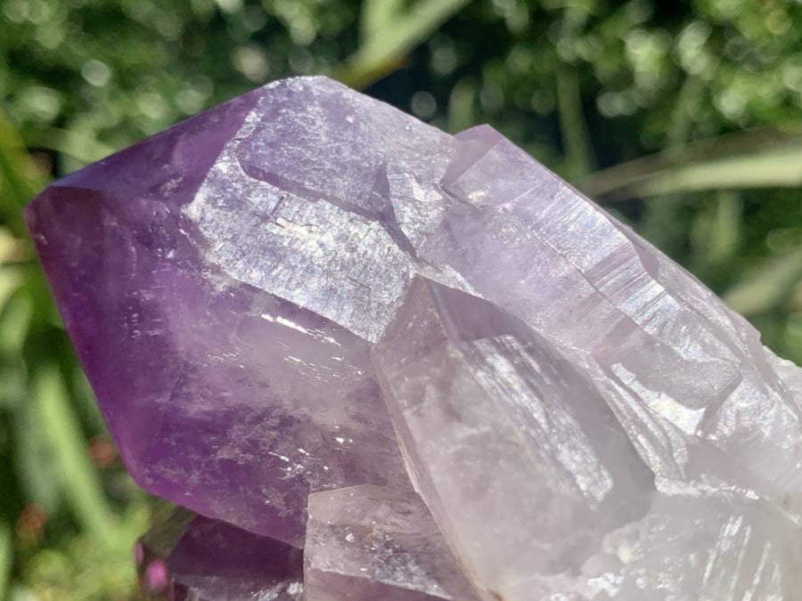 Polished Twin Jacaranda Amethyst Cluster x 1 From Mumbwa, Zambia