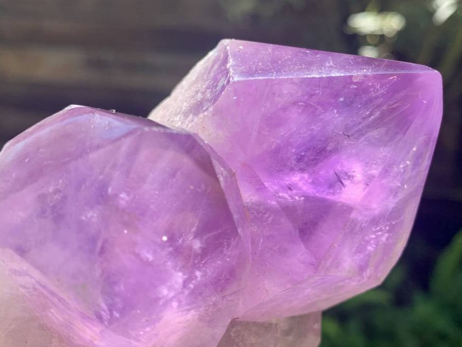 Polished Twin Jacaranda Amethyst Cluster x 1 From Mumbwa, Zambia