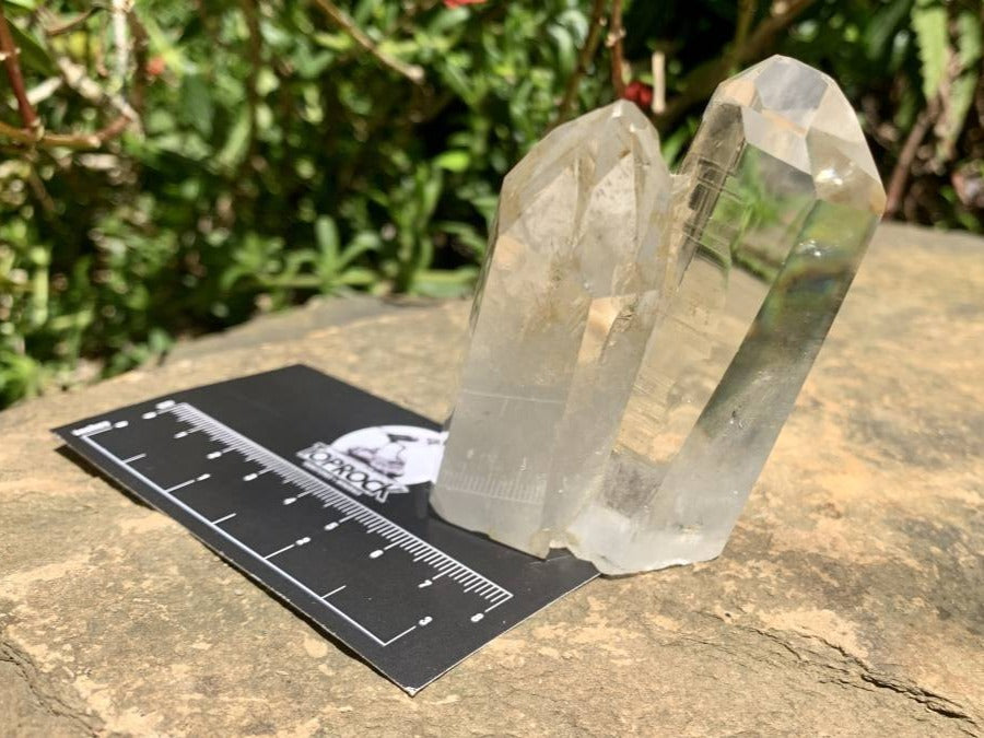 Polished Rare Twin Quartz Cluster x 1 From Madagascar