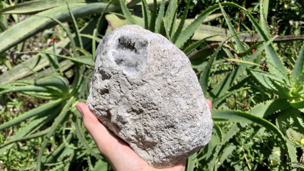 Natural Acicular Gemmy Celestite Mineral Specimen x 1 From Sakoane, Madagascar
