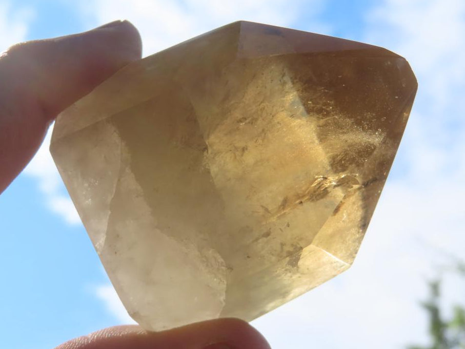 Polished Dark Smokey Citrine Crystal x 1 From Madagascar