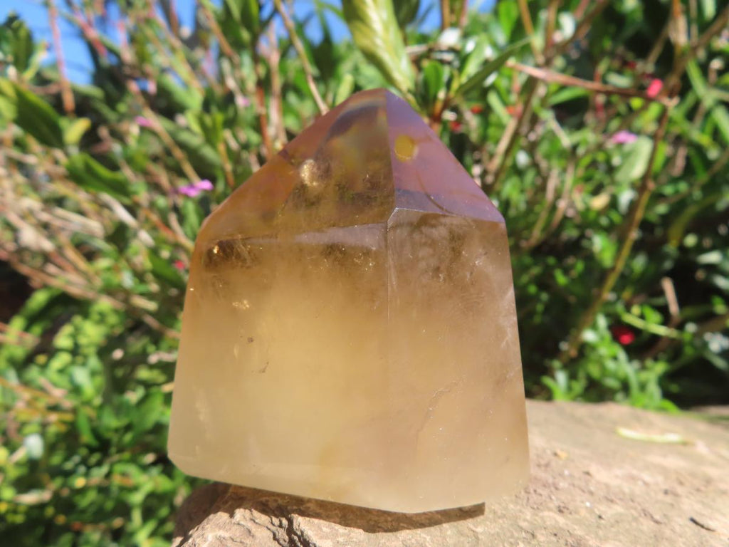 Polished Dark Smokey Citrine Crystal x 1 From Madagascar