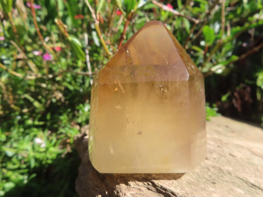 Polished Dark Smokey Citrine Crystal x 1 From Madagascar