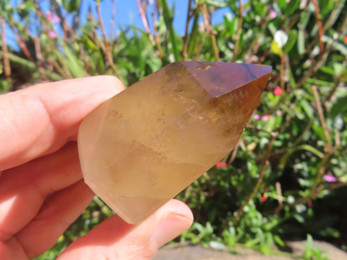 Polished Dark Smokey Citrine Crystal x 1 From Madagascar