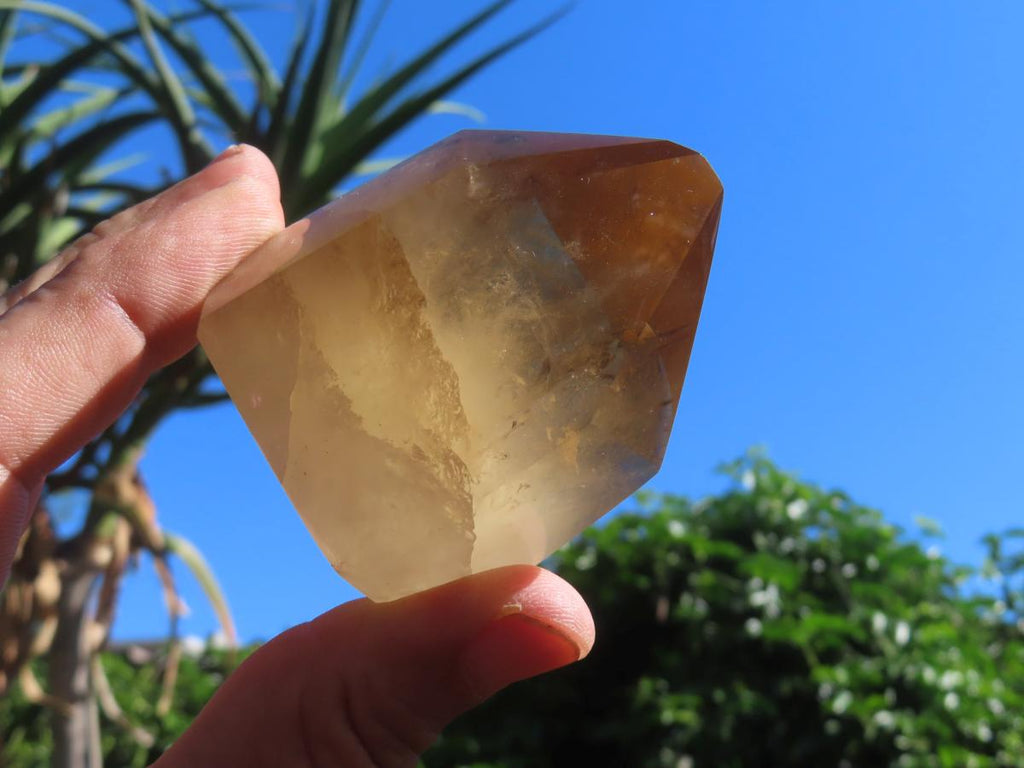 Polished Dark Smokey Citrine Crystal x 1 From Madagascar