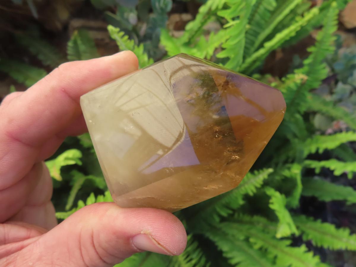 Polished Dark Smokey Citrine Crystal x 1 From Madagascar
