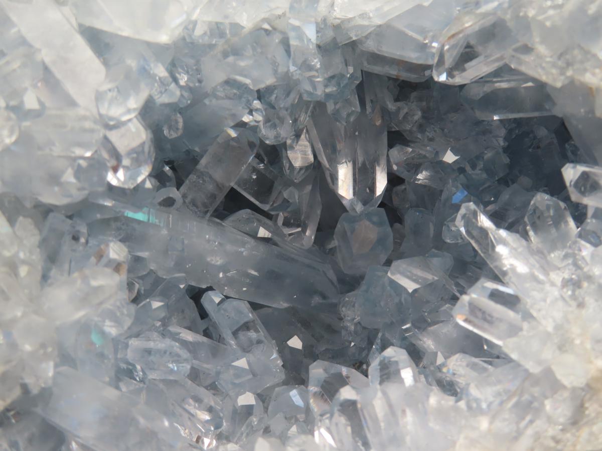 Natural Acicular Crystal Blue Celestite x 1 From Sakoany, Madagascar