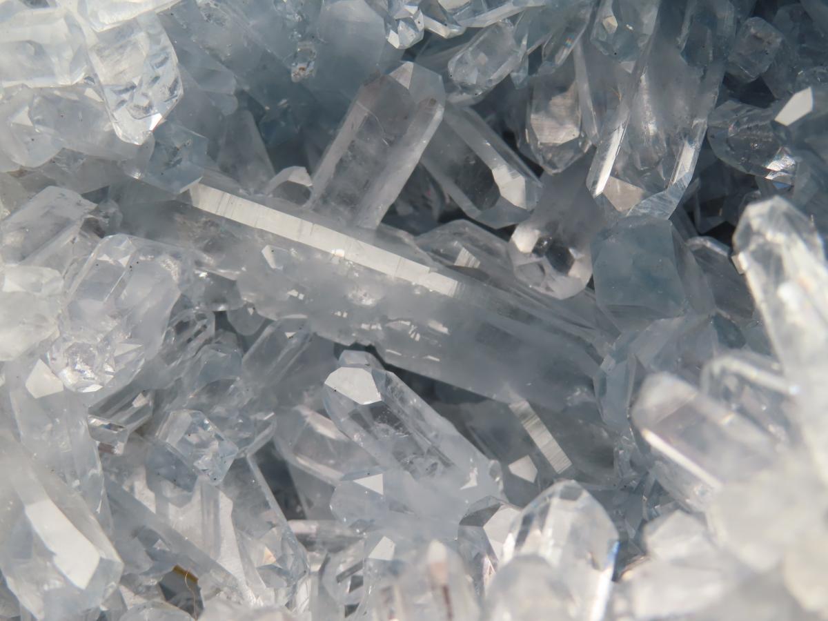 Natural Acicular Crystal Blue Celestite x 1 From Sakoany, Madagascar