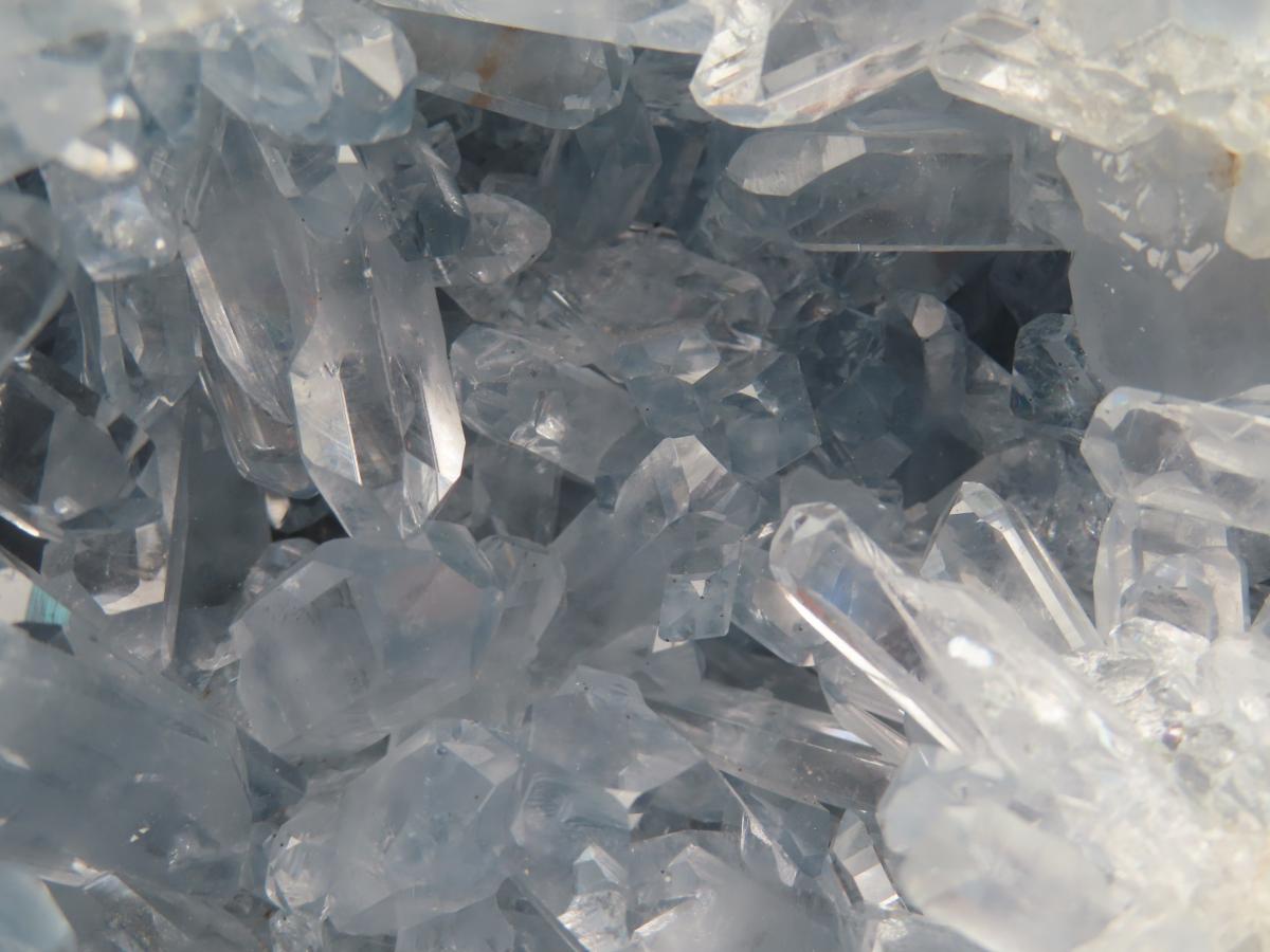 Natural Acicular Crystal Blue Celestite x 1 From Sakoany, Madagascar